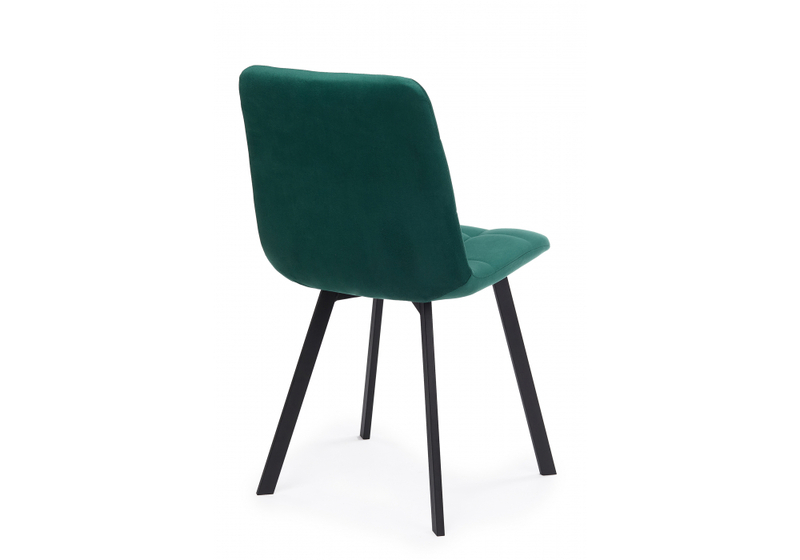 Стул на металлокаркасе, Чилли зеленый / черный