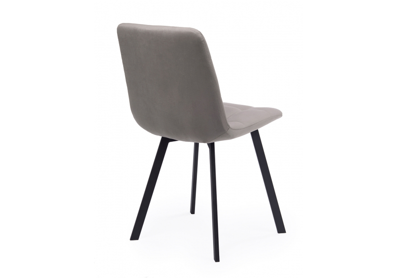 Стул на металлокаркасе, Чилли латте / черный