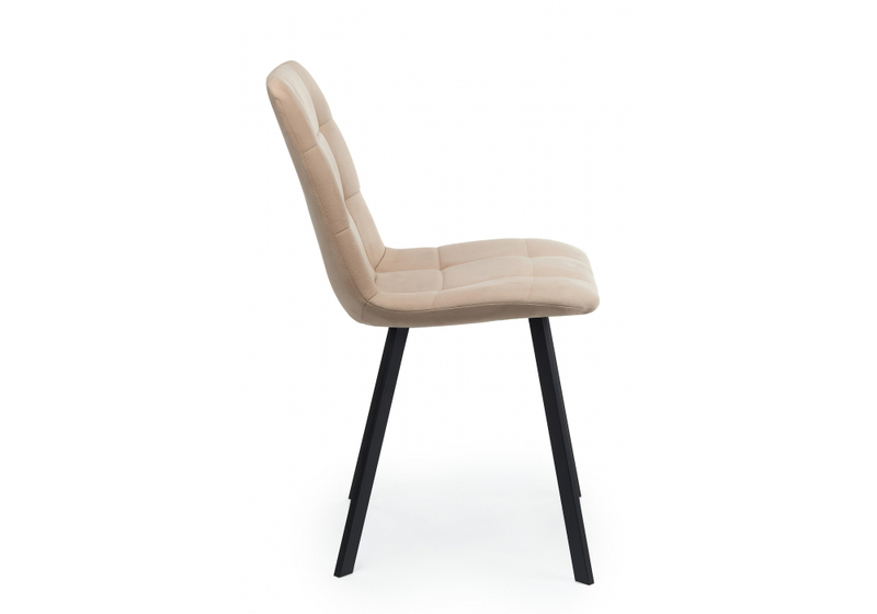 Стул на металлокаркасе, Чилли бежевый / черный