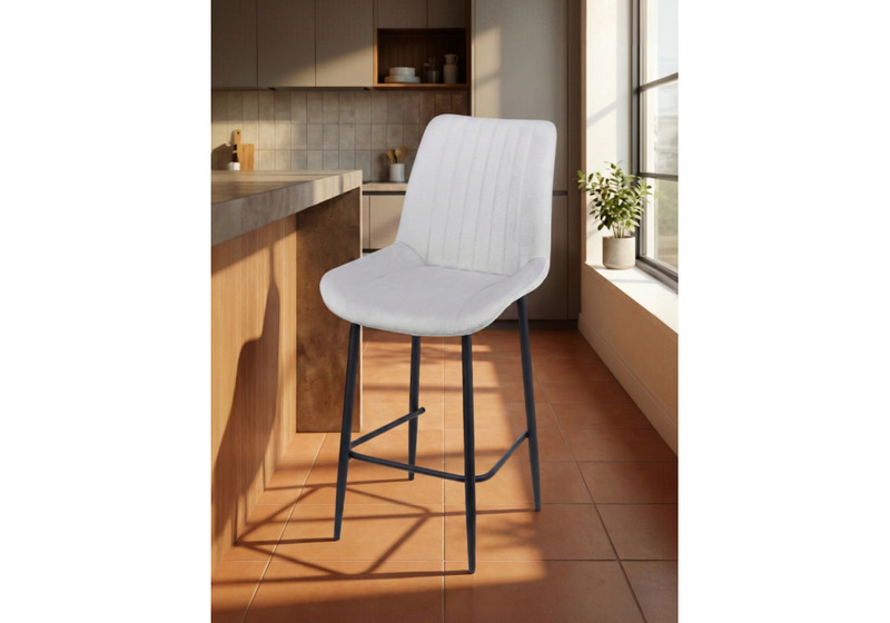 Барный стул, Седа светло-серый (zd 960) / черный