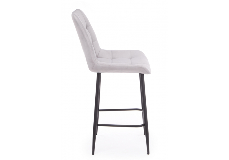 Барный стул, Челси светло-серый (zd 960) / черный