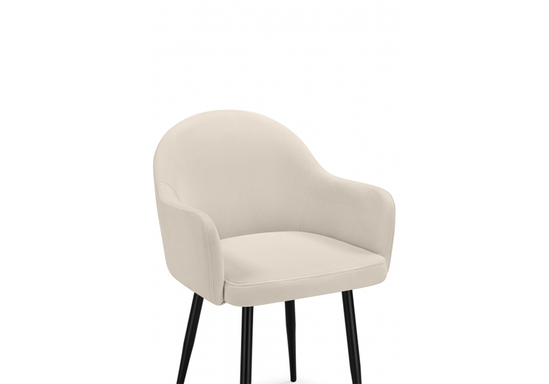 Стул на металлокаркасе, Морено marseille 2 / черный