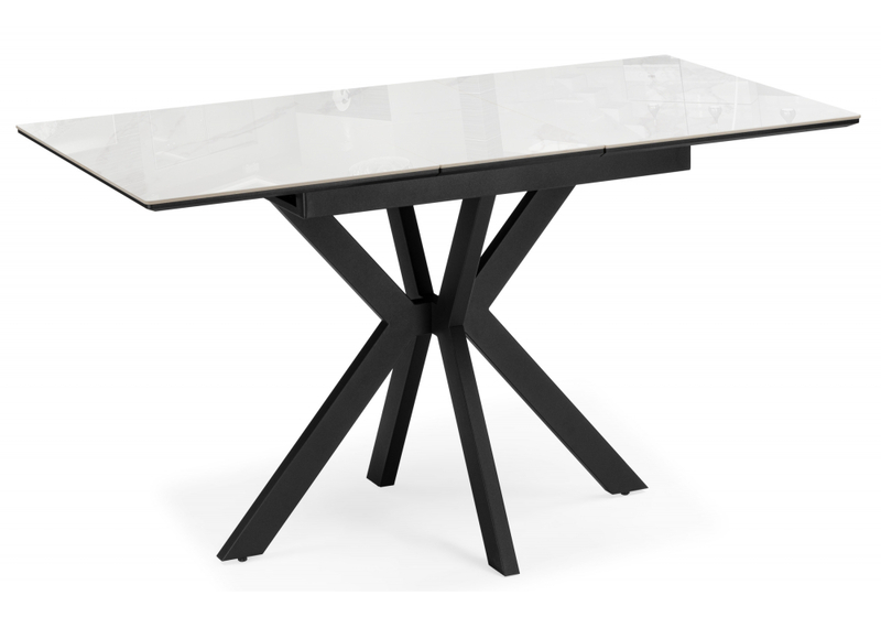 Керамический стол, Гардинг 100(130)x70 серый / черный