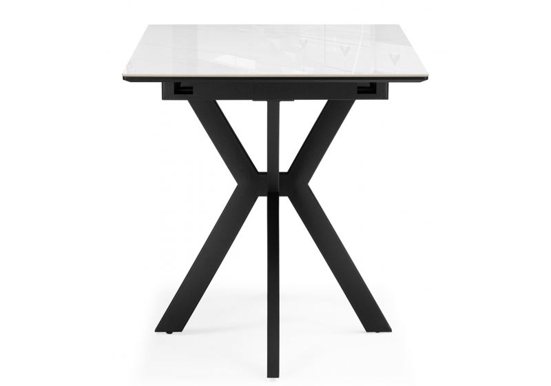 Керамический стол, Гардинг 100(130)x70 серый / черный