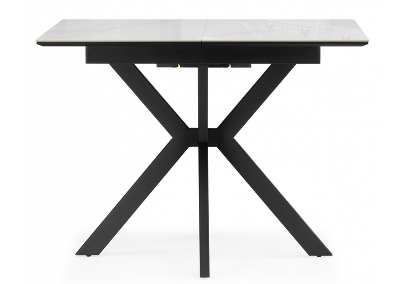 Керамический стол, Гардинг 100(130)x70 серый / черный