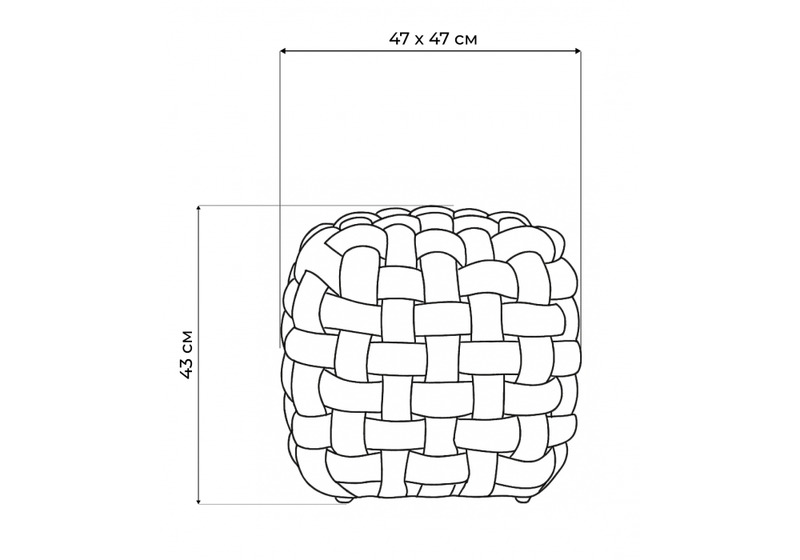 Банкетка, Akura-П белый велюр