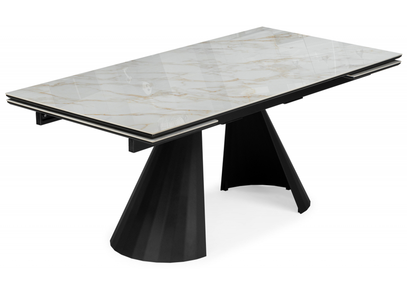 Керамический стол, Шелтон 180(260)x90 carla larkin / черный