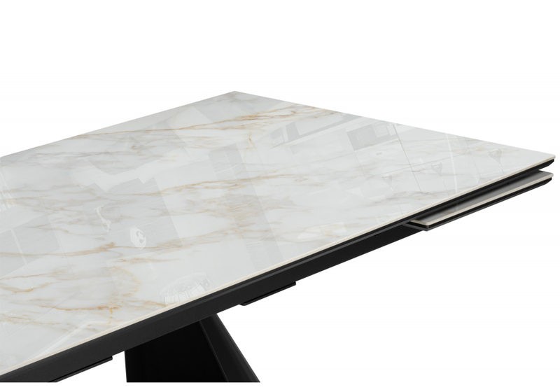 Керамический стол, Шелтон 180(260)x90 carla larkin / черный