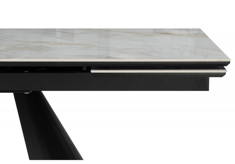 Керамический стол, Шелтон 180(260)x90 carla larkin / черный