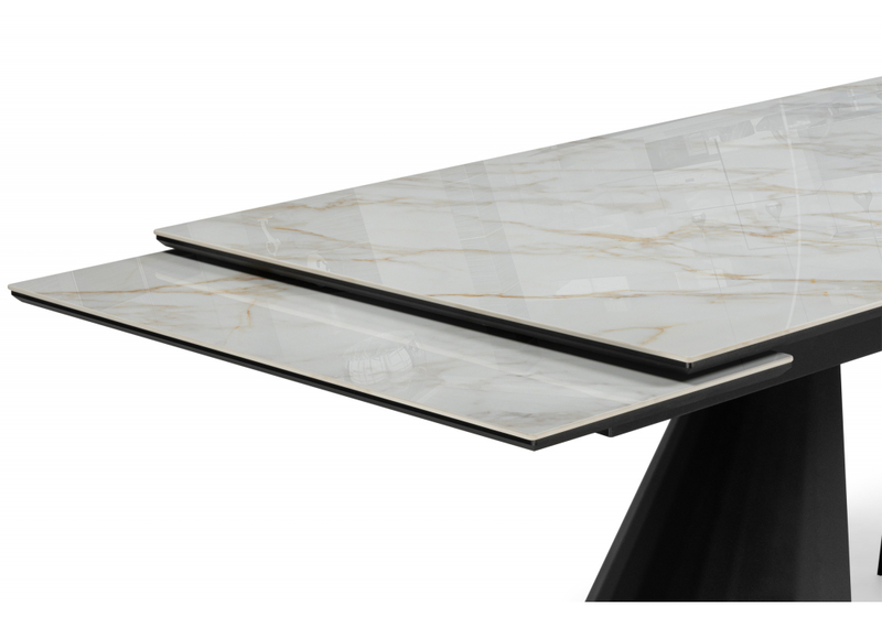 Керамический стол, Шелтон 180(260)x90 carla larkin / черный