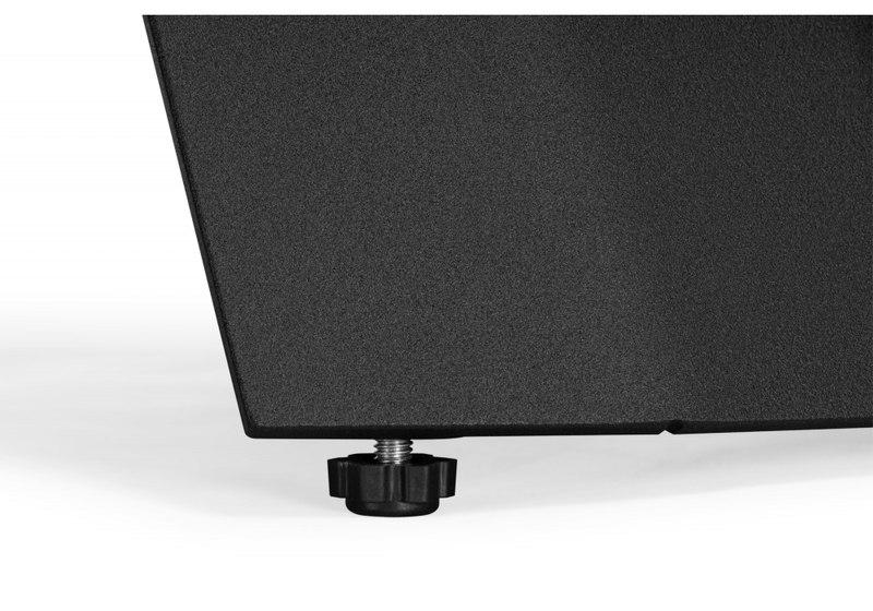 Керамический стол, Шелтон 180(260)x90 massa ink gray / черный