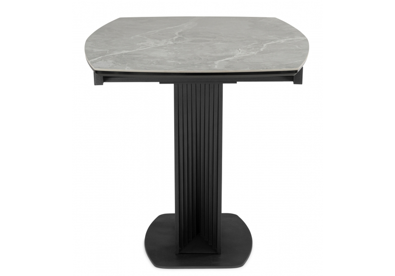 Керамический стол, Вейл 160(205)х89 larka grey / черный