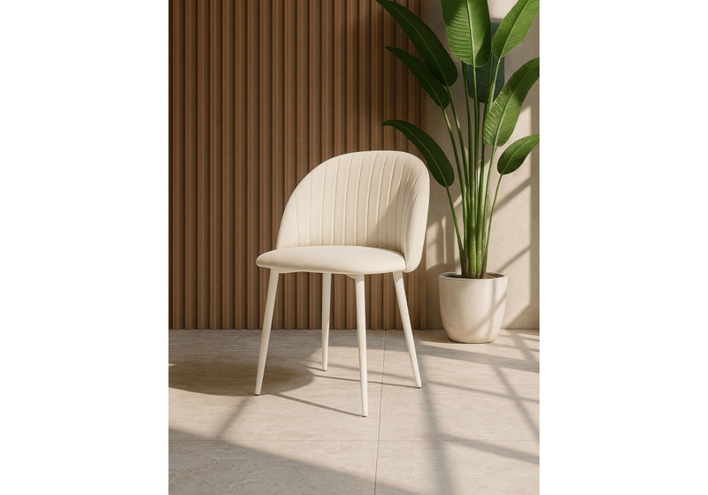 Стул на металлокаркасе, Дарлин marseille 2 / белый