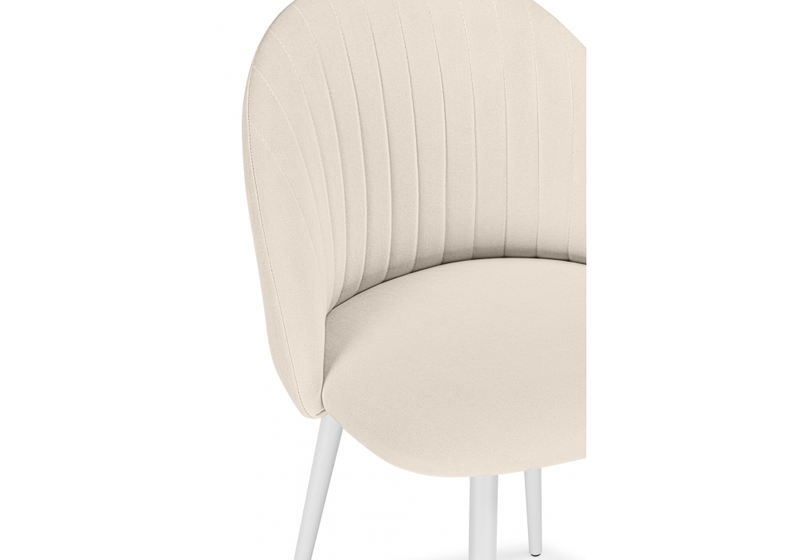 Стул на металлокаркасе, Дарлин marseille 2 / белый