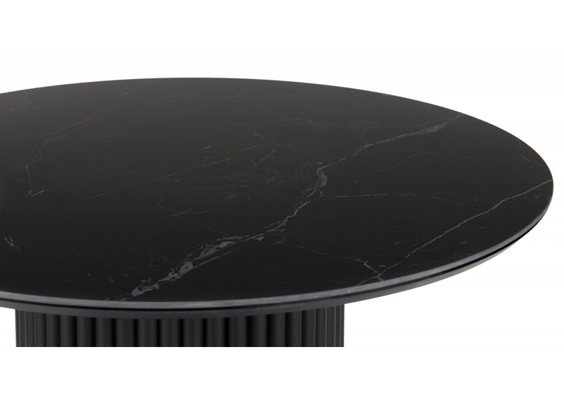 Керамический стол, Барел 89 shakespeare black / черный