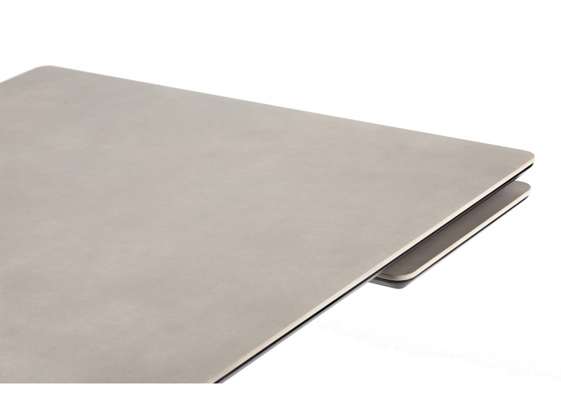Керамический стол, Памелла 140(200)х80 carmen light grey / черный