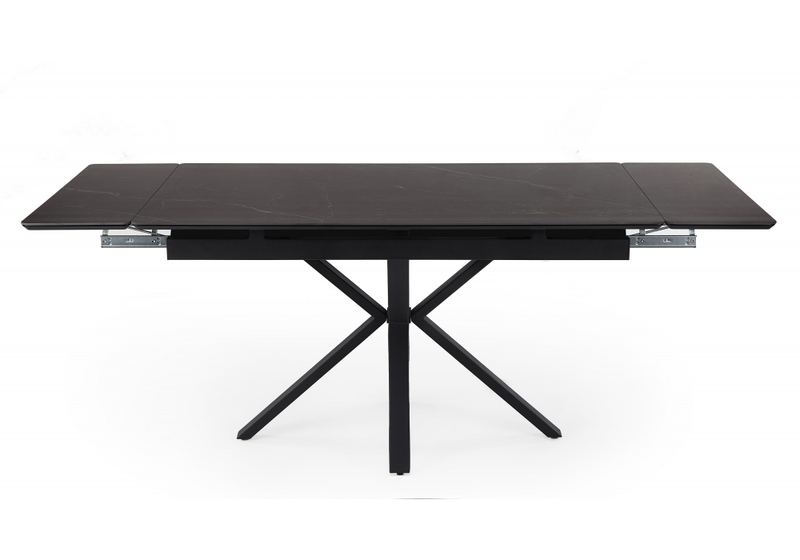 Керамический стол, Старлайт 140 (200) х 80 shakespeare black / черный