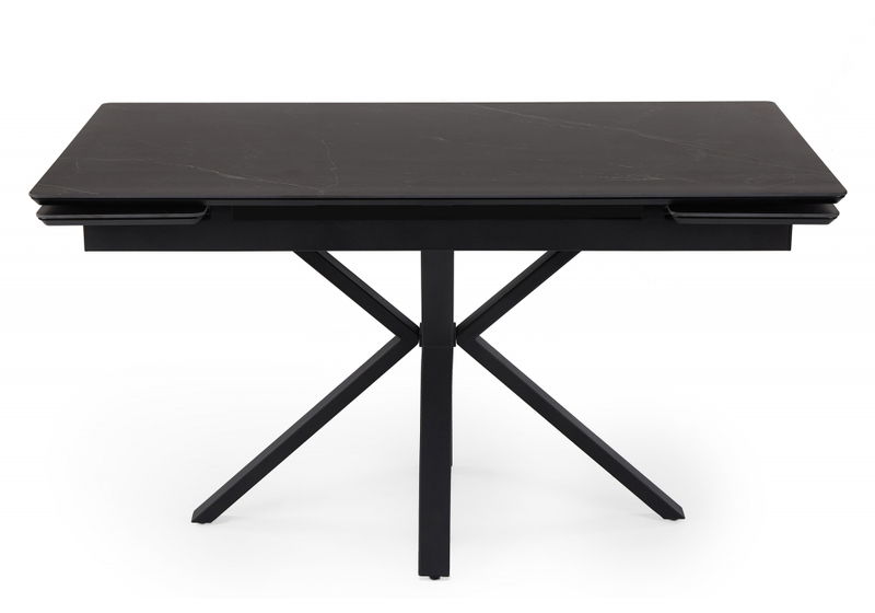 Керамический стол, Старлайт 140 (200) х 80 shakespeare black / черный