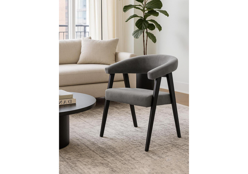 Стул деревянный, Невада 2 ткань 234 / черное дерево