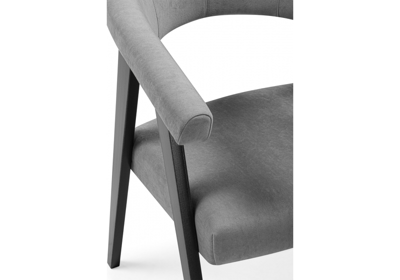 Стул деревянный, Невада 2 ткань 234 / черное дерево