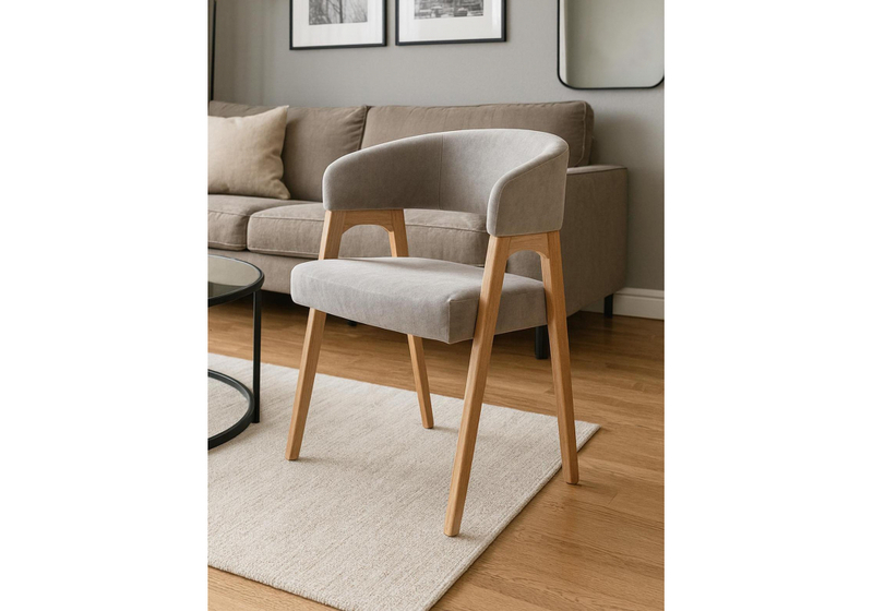 Стул деревянный, Невада 1 ткань 231 / натуральное дерево