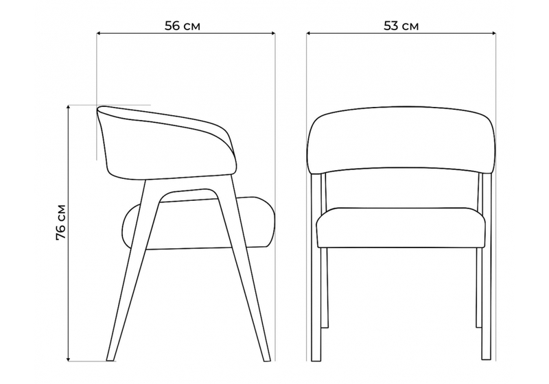 Стул деревянный, Невада 1 ткань 231 / натуральное дерево