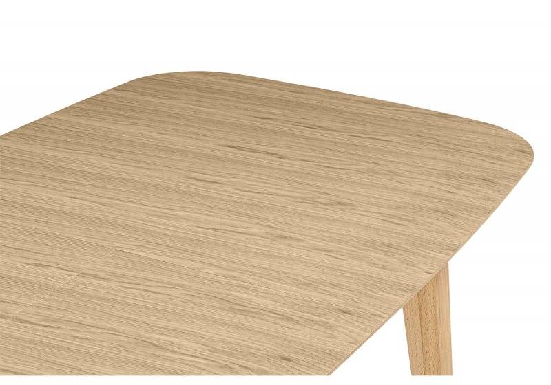 Стол деревянный, Адель 145(190)x80 светлое дерево