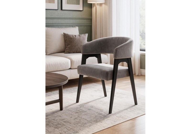 Стул деревянный, Невада 1 ткань 234 / черное дерево