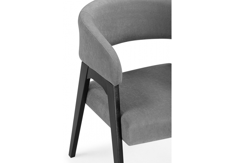 Стул деревянный, Невада 1 ткань 234 / черное дерево