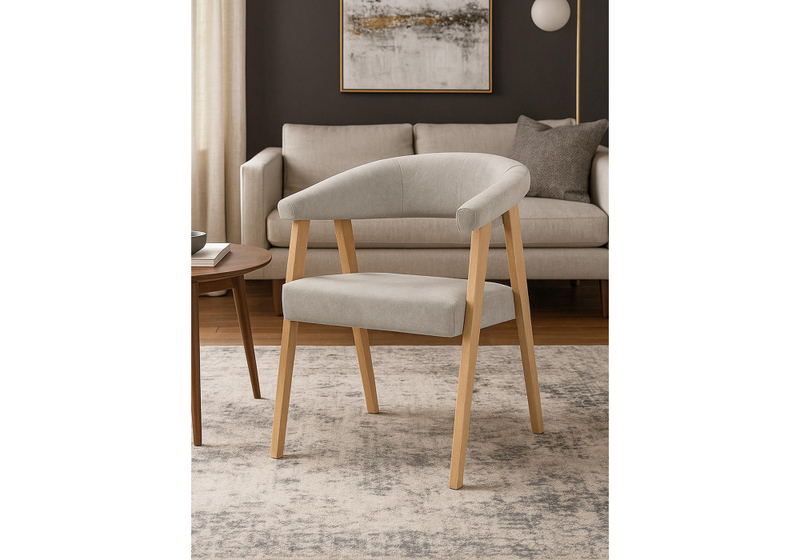 Стул деревянный, Невада 2 ткань 231 / натуральное дерево