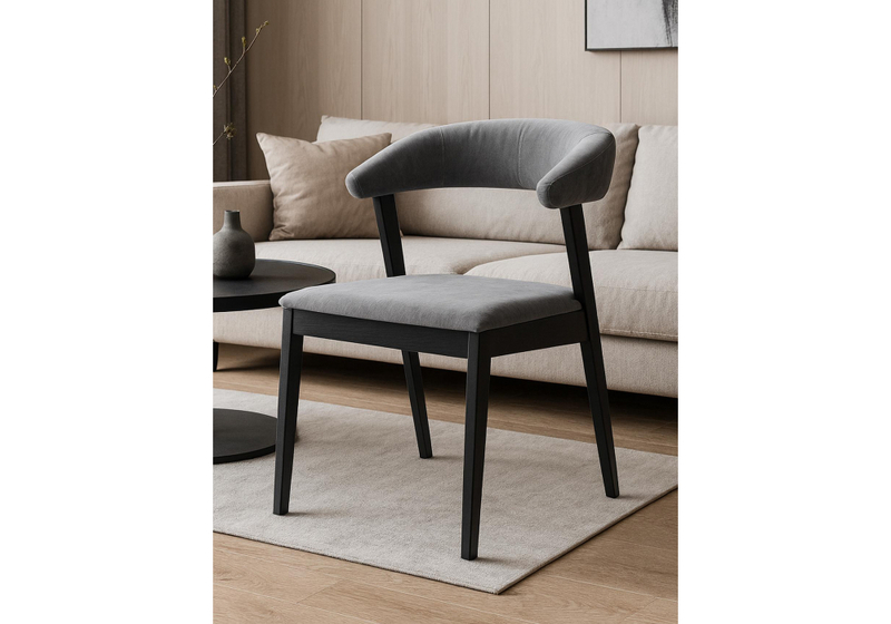 Стул деревянный, Токио 2 ткань 234 / черное дерево