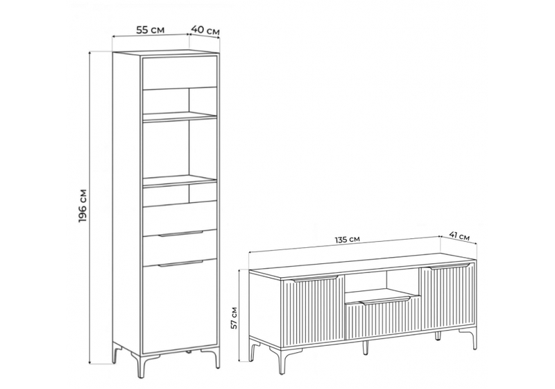 Готовая гостиная, Иадама кашемир / кашемир комплектация 4