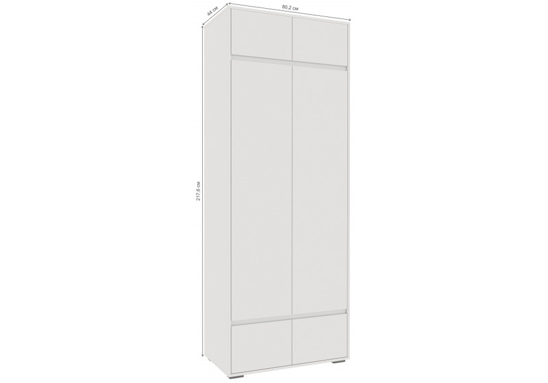 Корпусная мебель, Роут белый / графит комплектация 2