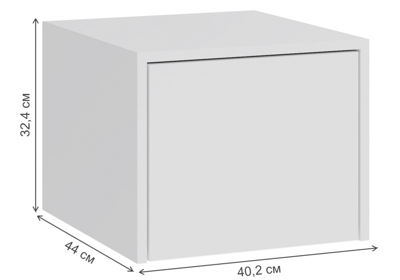 Корпусная мебель, Роут белый / графит комплектация 1