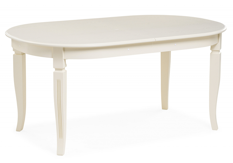 Стол деревянный, Aviano овальный слоновая кость