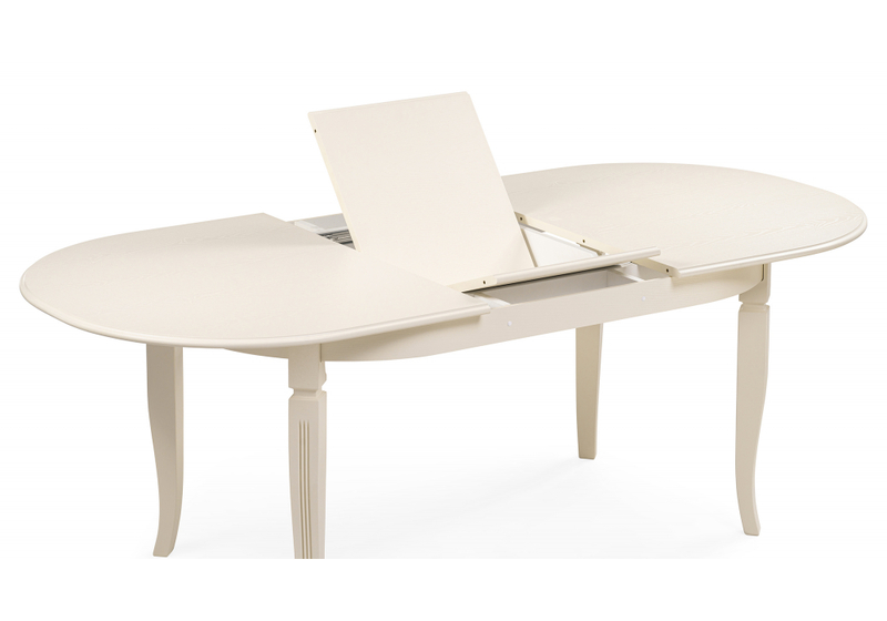 Стол деревянный, Aviano овальный слоновая кость