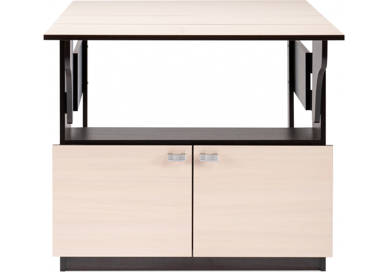 Стол деревянный, Симоне венге / дуб молочный