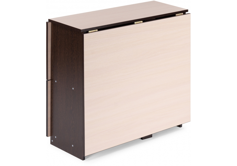 Стол деревянный, Симоне венге / дуб молочный