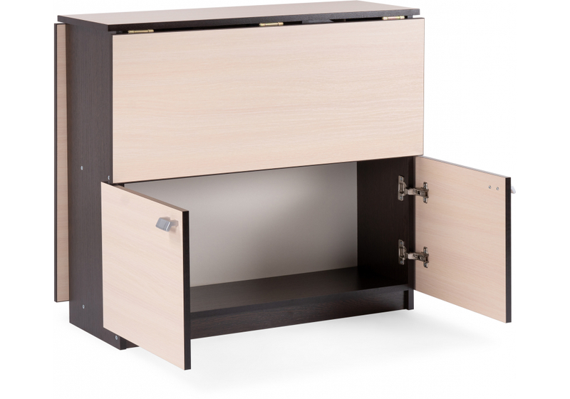 Стол деревянный, Симоне венге / дуб молочный