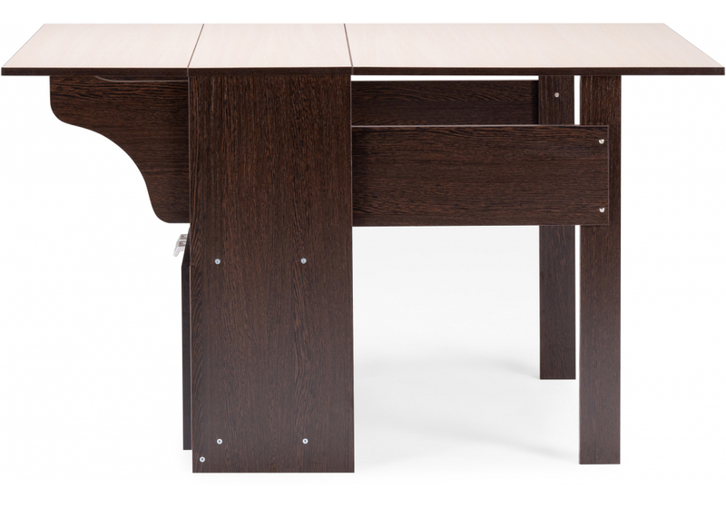 Стол деревянный, Симоне венге / дуб молочный