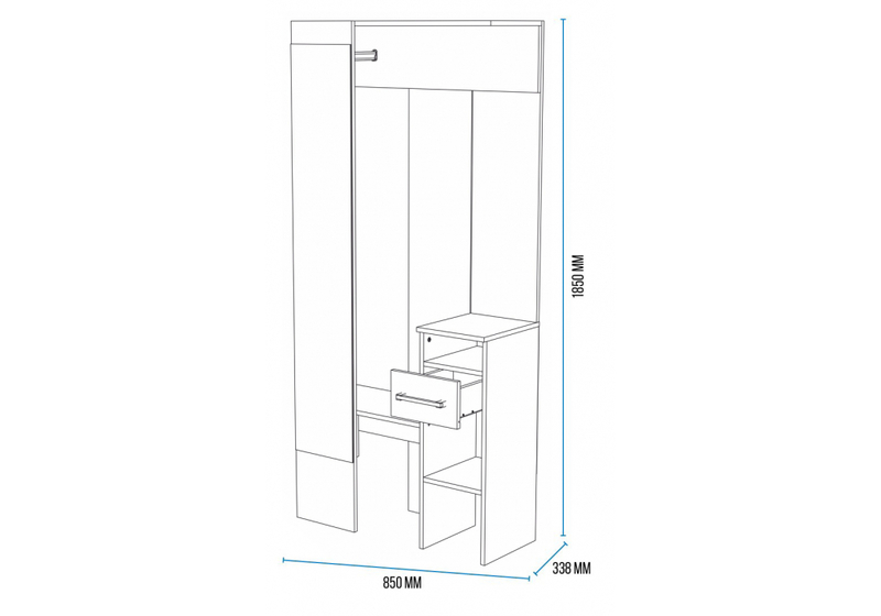 Прихожая, Рогес анкор светлый