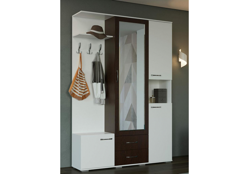 Прихожая, Бертра венге / белый