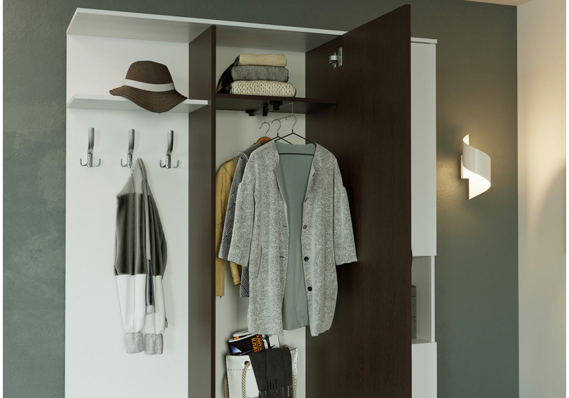 Прихожая, Бертра венге / белый