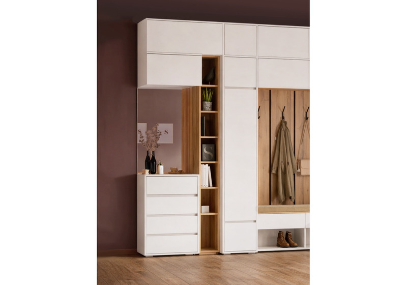 Прихожая, Роут белый комплектация 1