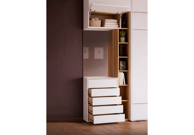 Прихожая, Роут белый комплектация 1