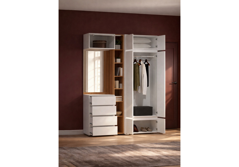 Прихожая, Роут белый комплектация 4