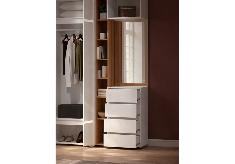 Прихожая, Роут белый комплектация 4