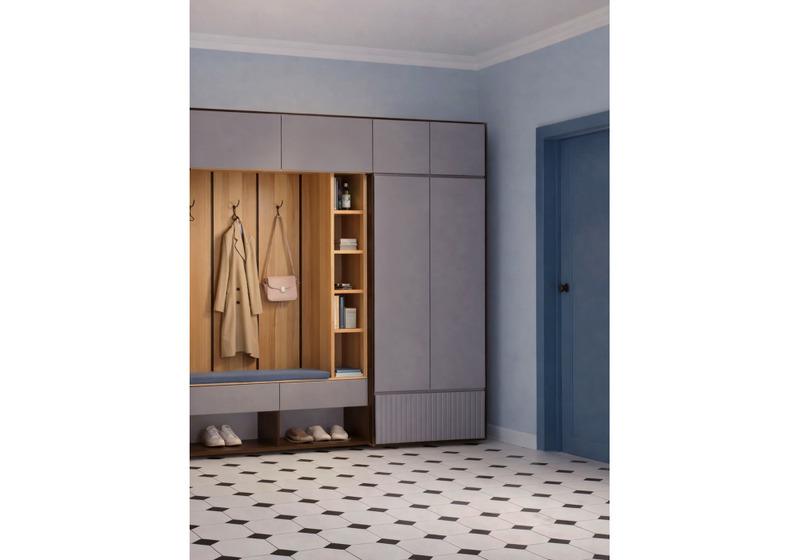 Прихожая, Роут венге / графит софт комплектация 2