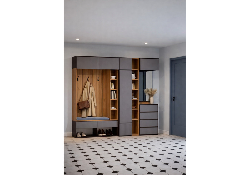 Прихожая, Роут венге / графит софт комплектация 3