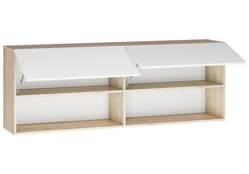 Готовая гостиная, Алетра дуб крафт серый / глянец белый комплектация 2